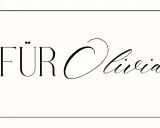 Schöne umrandungen zum ausdrucken kostenlos für Olivia. Ein eleganter Rahmen mit der Aufschrift "FÜR Olivia" in geschwungener Schrift.