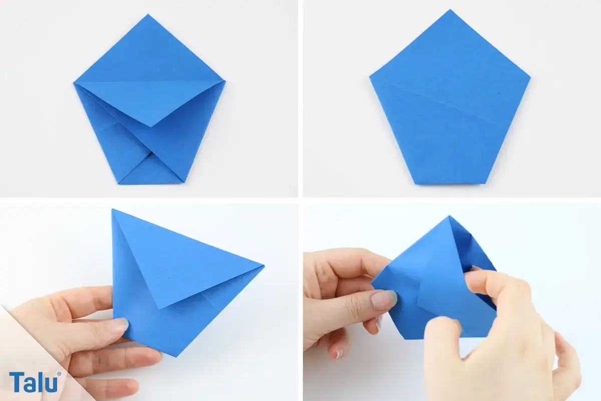 Schritt-f&uuml;r-Schritt-Anleitung: So kannst du eine kleine Tasse aus Papier basteln. Origami-Falttechnik f&uuml;r Anf&auml;nger.